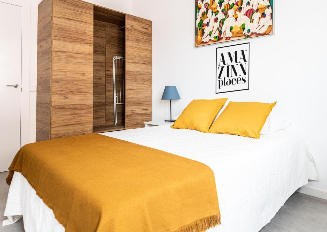 Apartamento 2 Hab En Malvarrosa A Metros De La Playa, Con Terraza Y Zonas Comun 3D Valencia Exterior foto