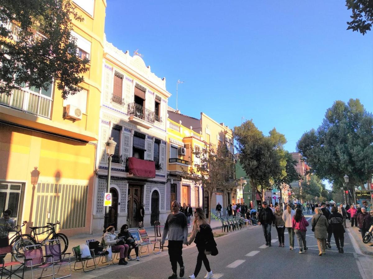 Apartamento 2 Hab En Malvarrosa A Metros De La Playa, Con Terraza Y Zonas Comun 3D Valencia Exterior foto